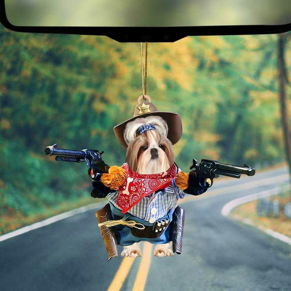 Shih Tzu Car Hanging Ornament Dog Ornament Dog Lover Gift