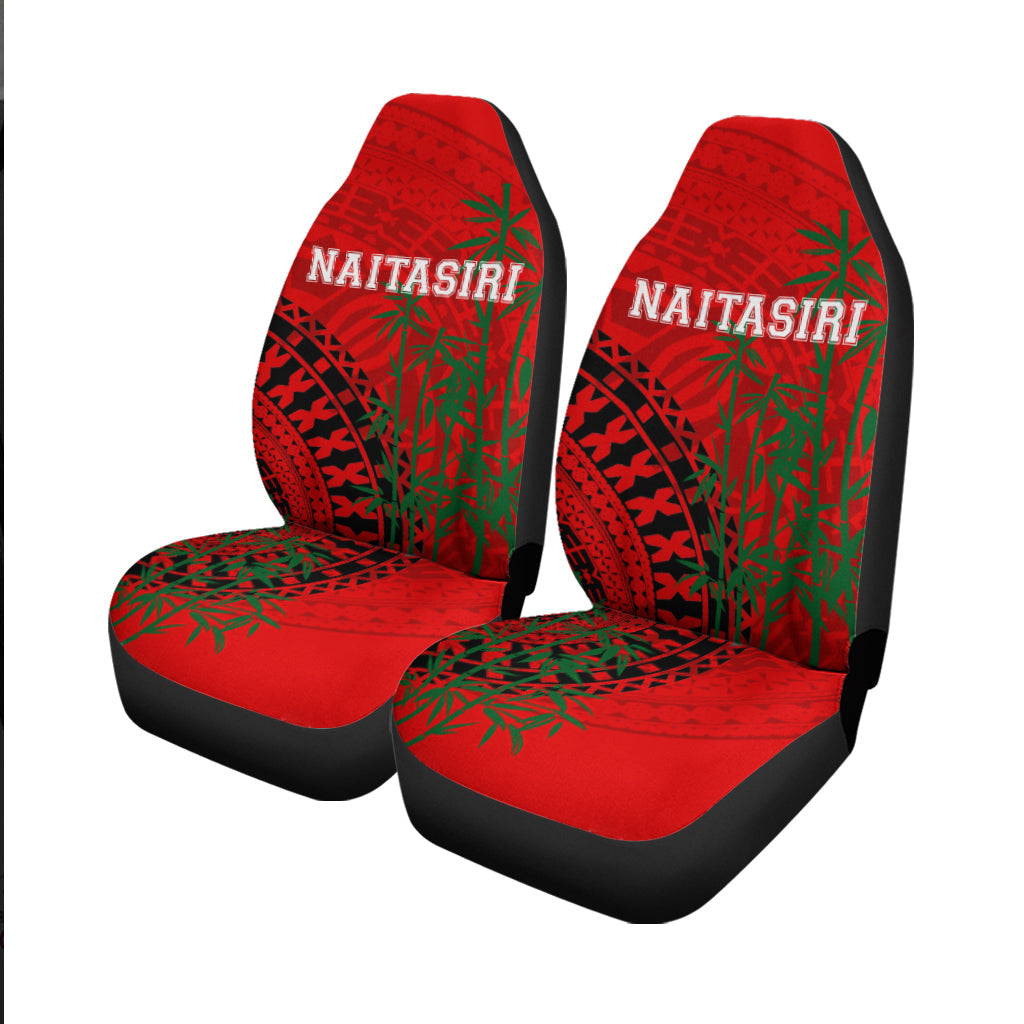Naitasiri Rugby Union Car Seat Covers Tapa Pattern