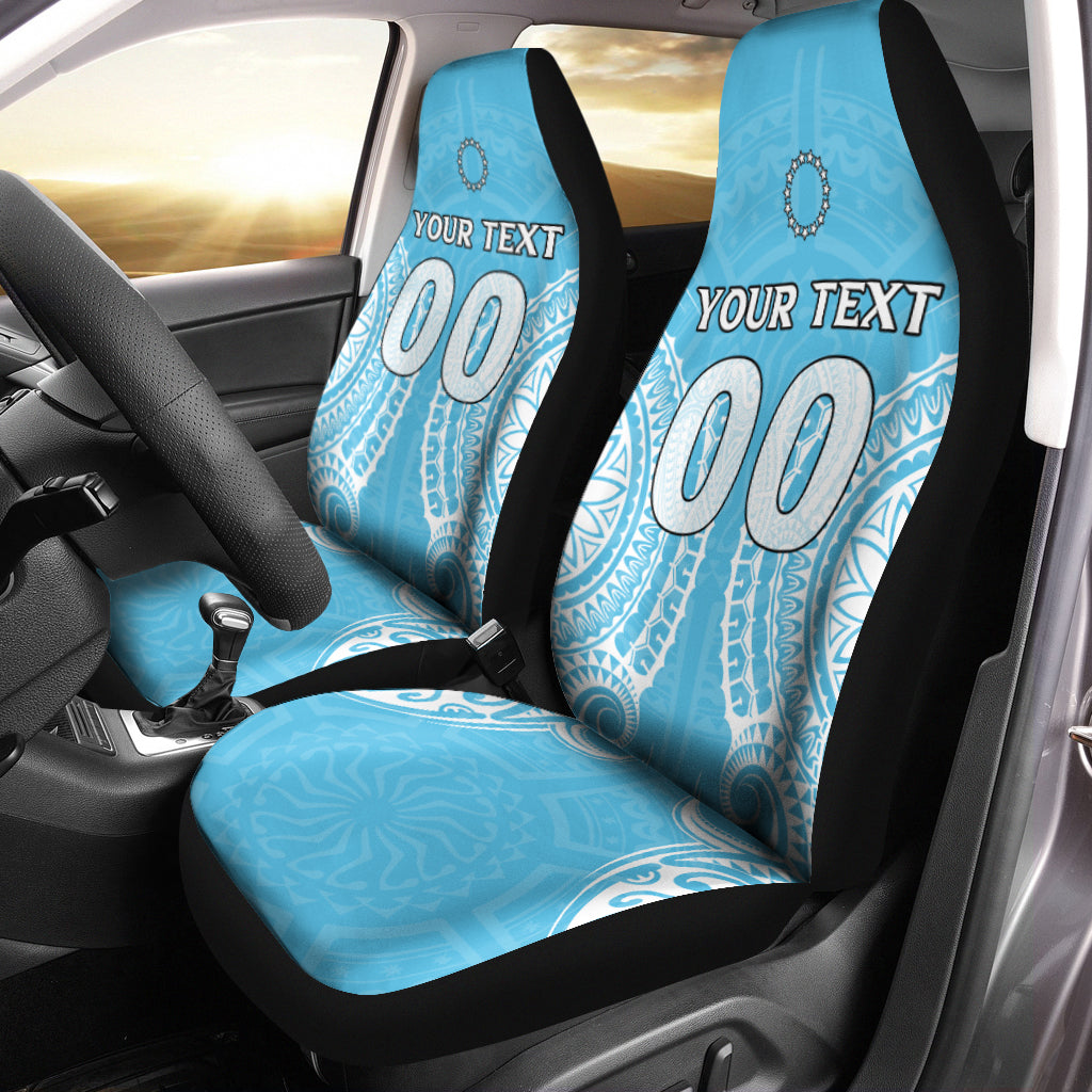Custom Cook Islands Mauke Car Seat Covers Tribal Pattern
