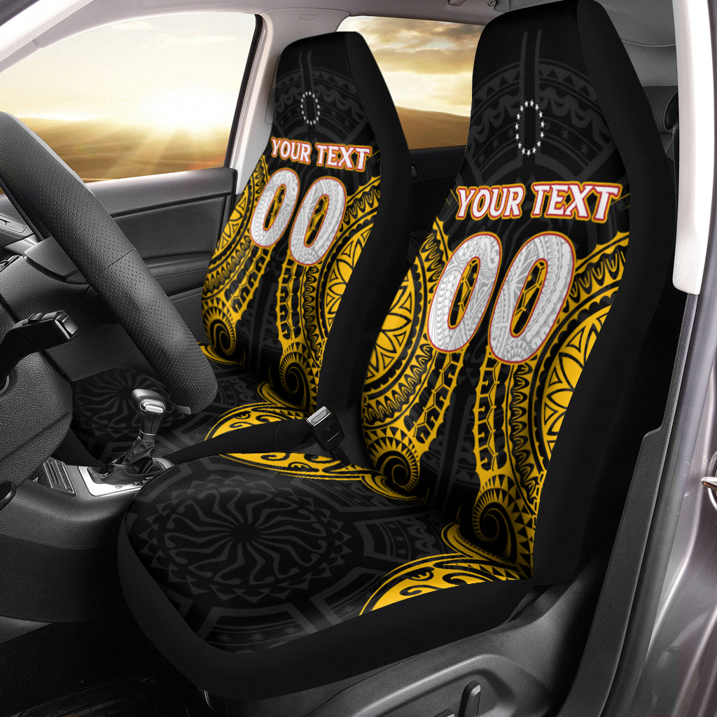 Custom Cook Islands Manihiki Car Seat Covers Tribal Pattern