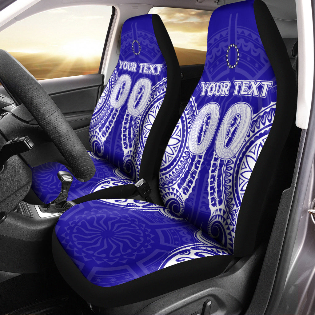 Custom Cook Islands Pukapuka Car Seat Covers Tribal Pattern
