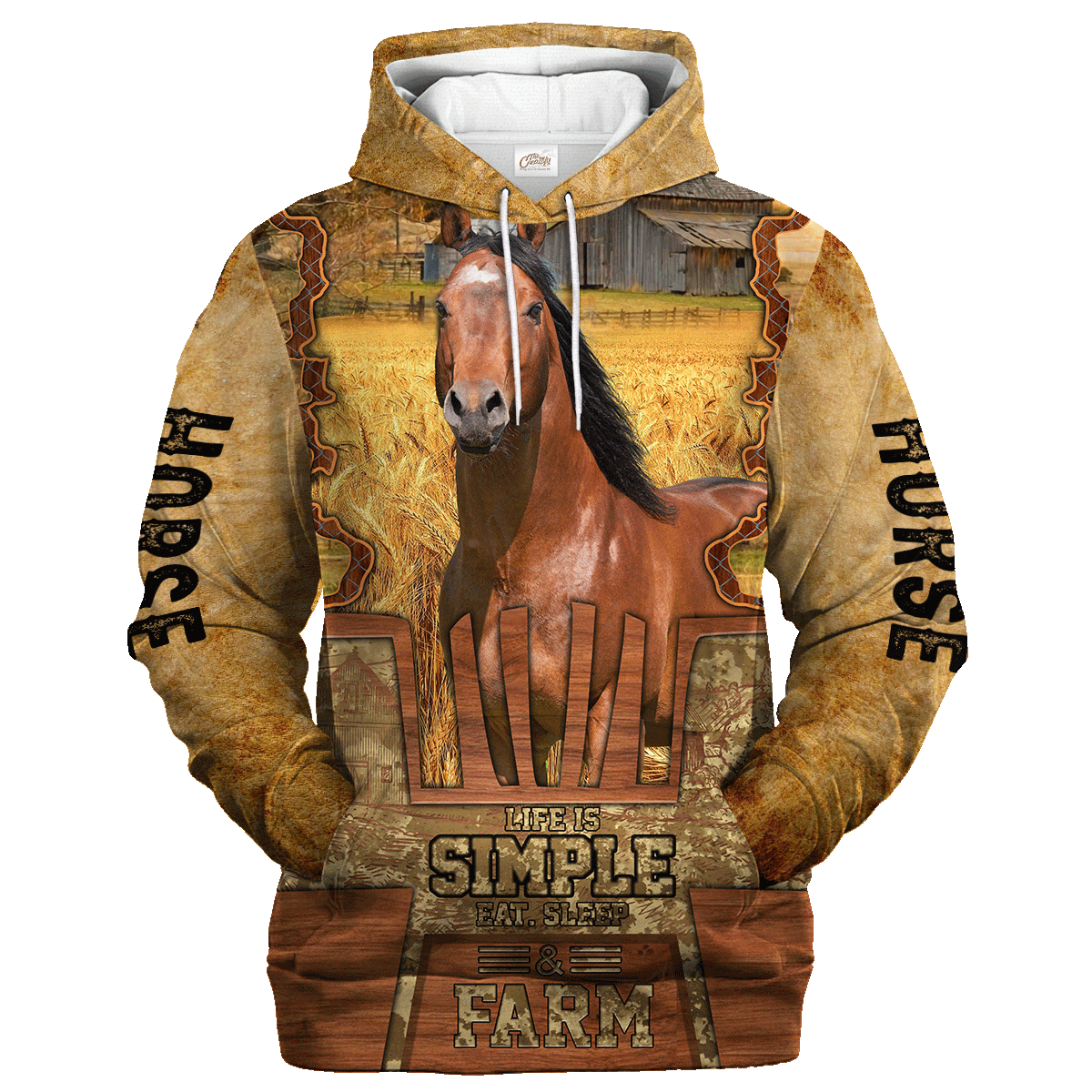 Horse Life Is Simple A Farm Hoodie