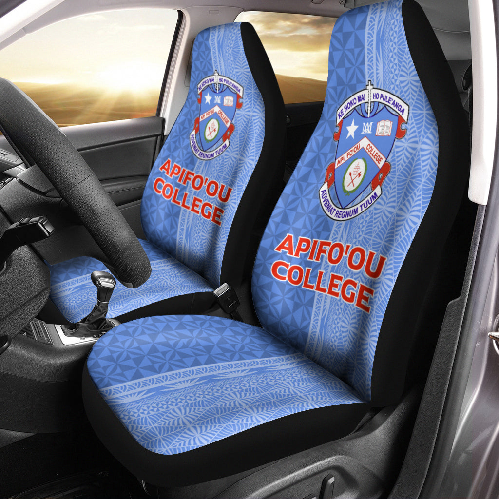 Tonga Apifo''ou College Car Seat Covers Tongan Tribal