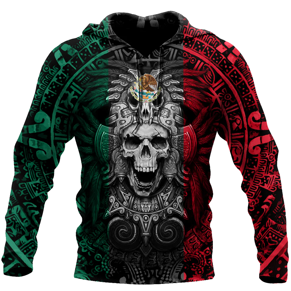 Aztec Mexico Hoodie Men/ Aztec Printed Hoodie/ Aztec Hoodie Mens Aztec Hoodie
