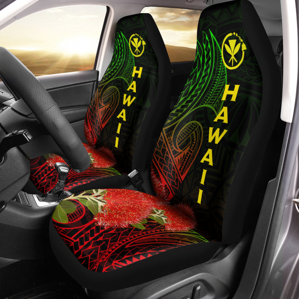 Hawaii Polynesian Car Seat Covers Ohia Lehua