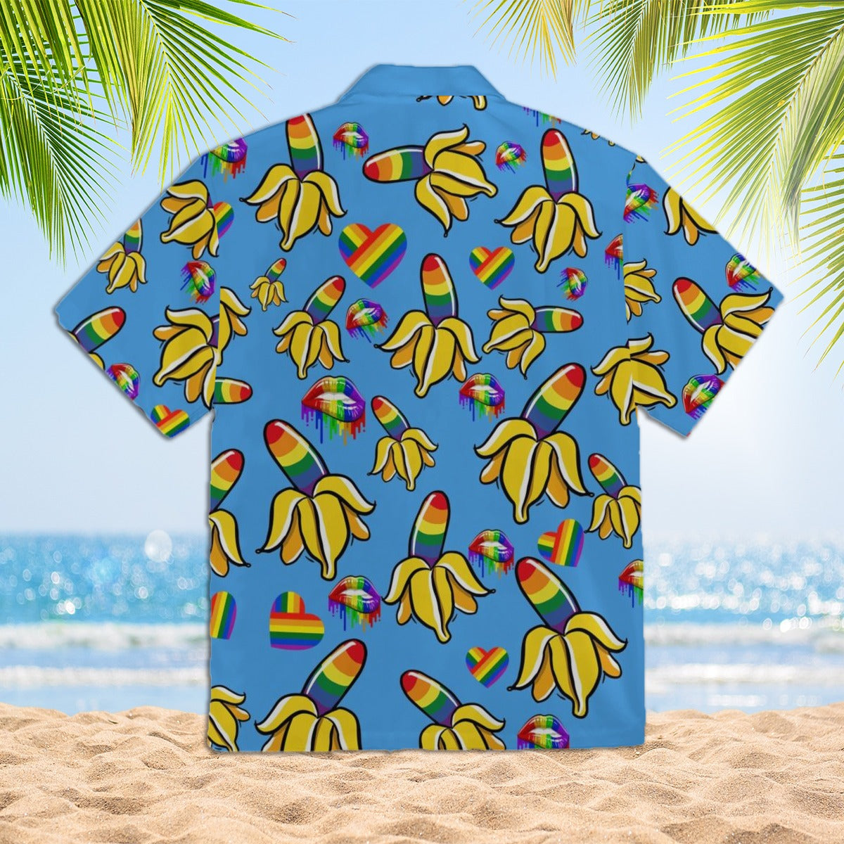 Lgbt Pride Hawaiian Shirts For Gaymer And Lesbian Couple/ Pride Hawaiian Gifts/ Pineapple Pride Hawaiian Shirt For Lgbtq