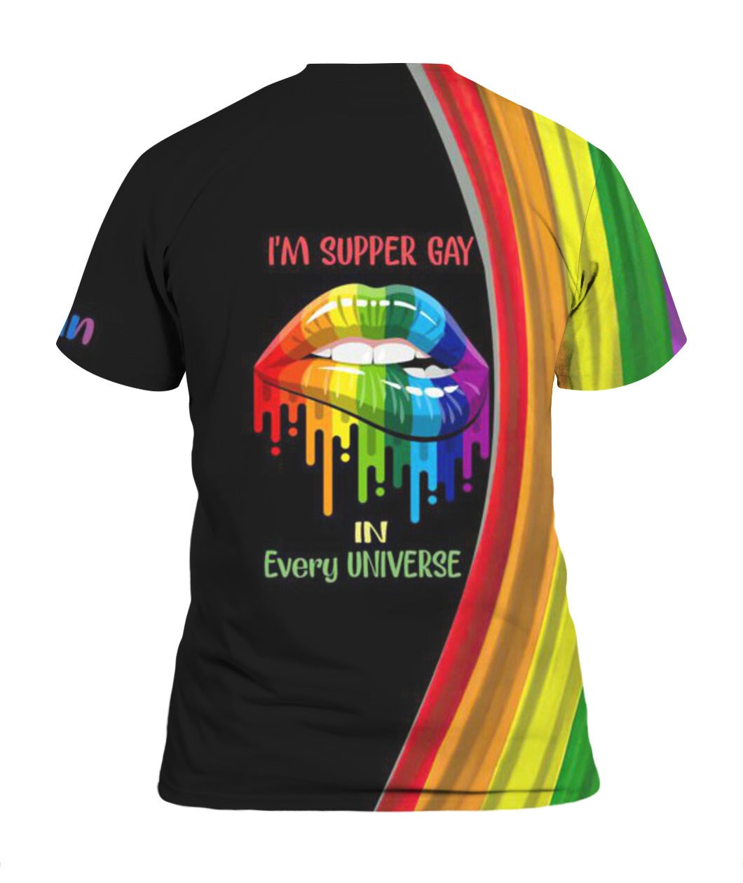 Custom With Name Gay Pride 3D All Over Print T Shirt/ Couple Gay 3D Shirts/ Gift For Gay Friend/ Lgbt 3D Shirt For Him Her