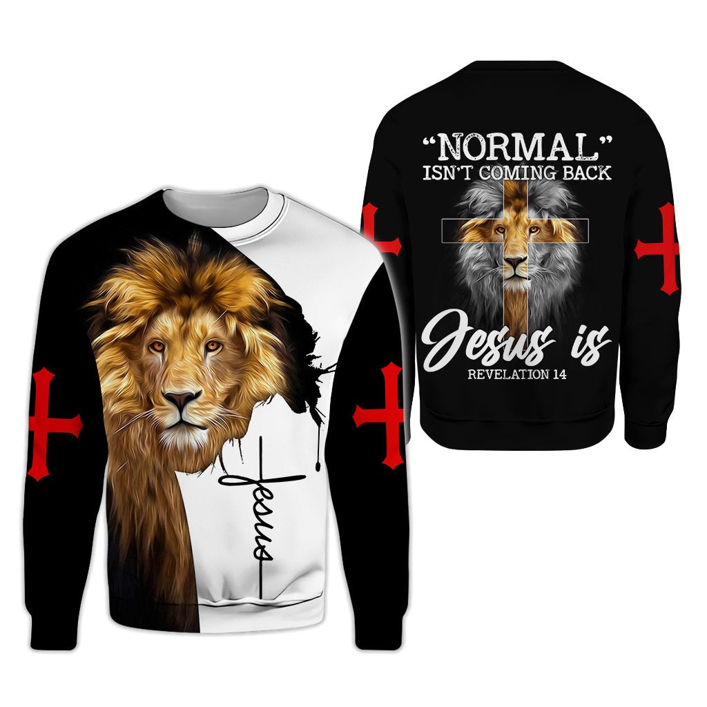 Jesus Is Cross Christian/ Jesus And Lion 3D All Over Printed Shirts/ Jesus 3D Hoodie Jacket Lion Tank Top For Man