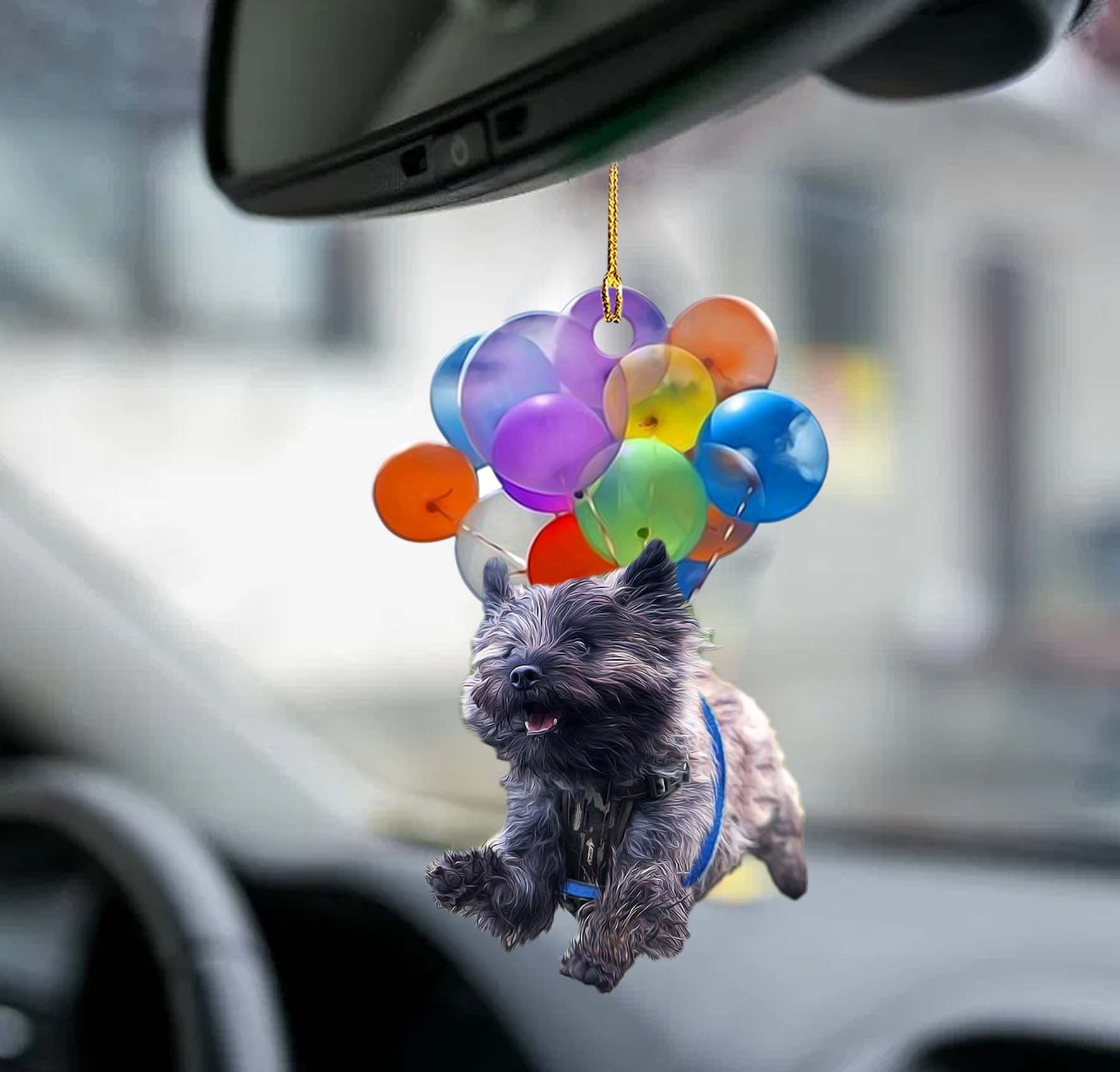 Cairn Terrier Fly With Bubbles Dog Hanging Ornament Dog Ornament Coolspod
