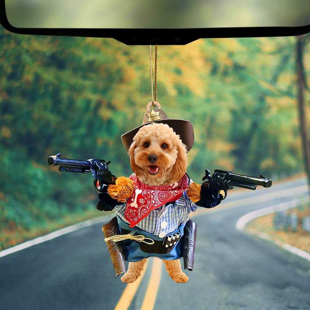 Cockapoo Auto Hanging Ornament Dog Ornament Dog Lover Gift