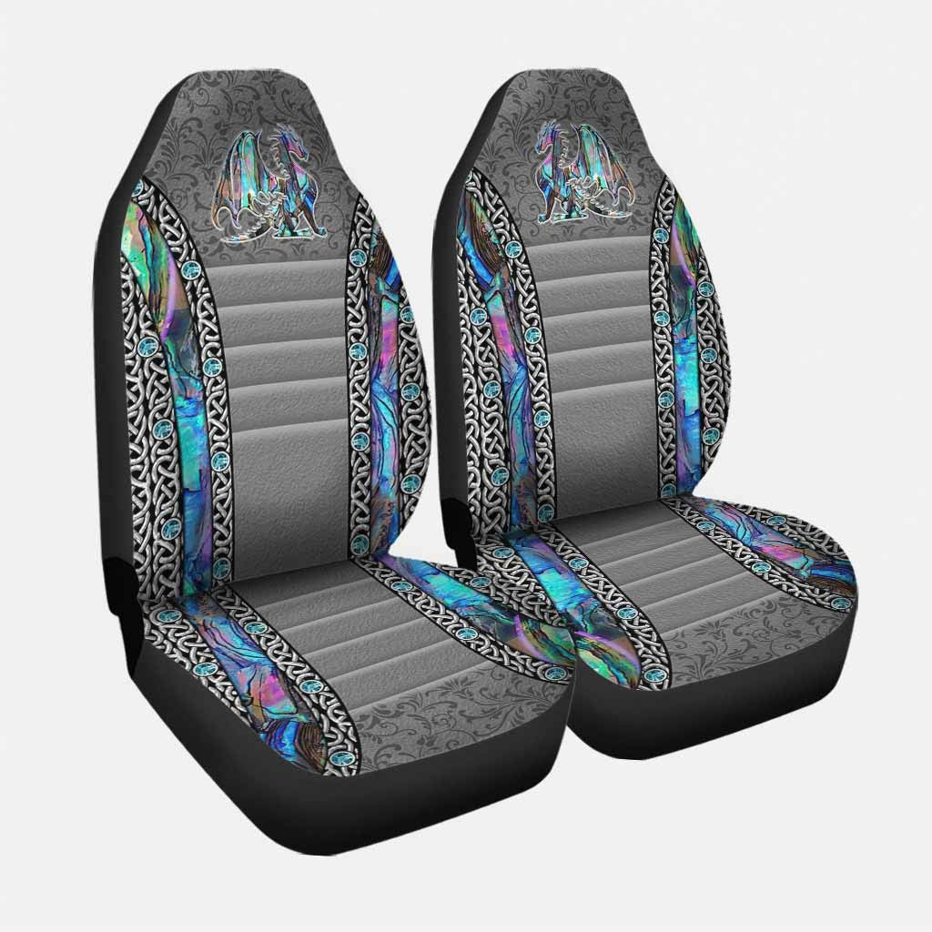 Mystery Dragon Car Seat Covers With 3D Pattern Print
