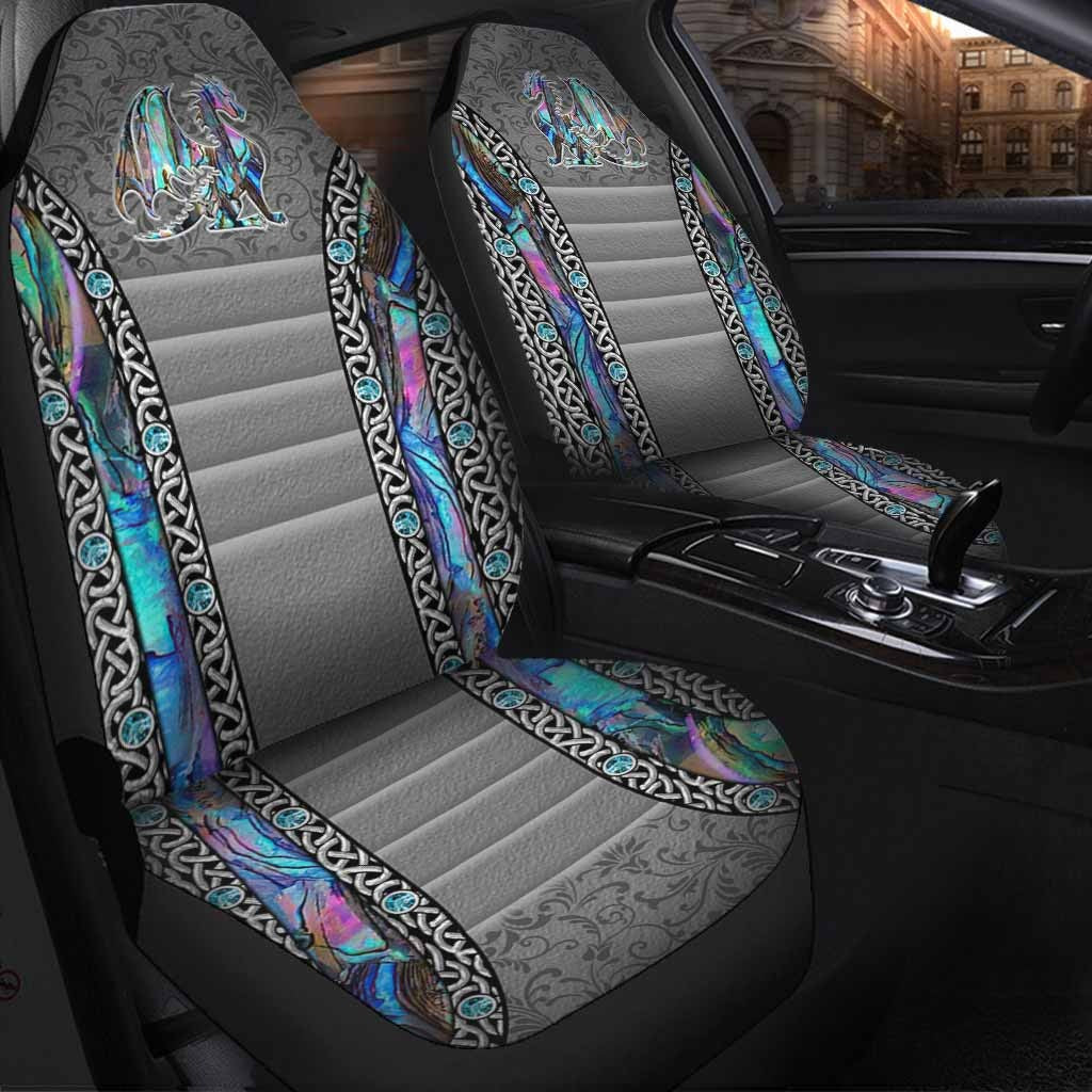 Mystery Dragon Car Seat Covers With 3D Pattern Print