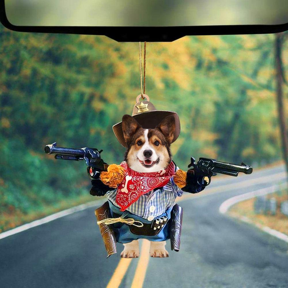 Corgi Car Front Hanging Ornament Dog Ornament Car Interior