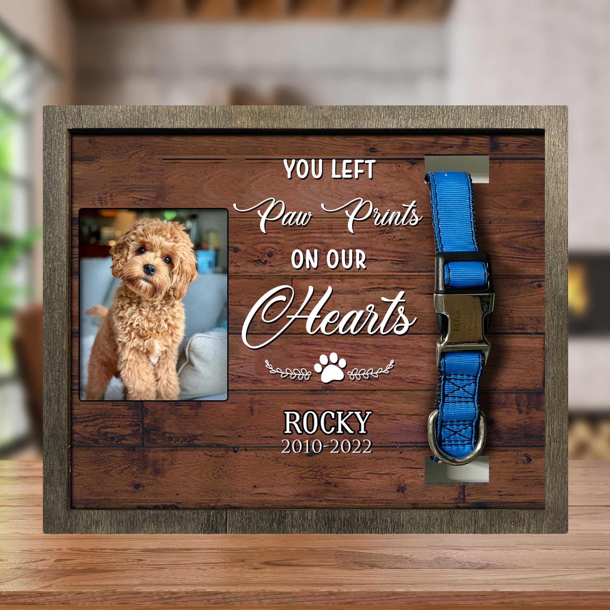 Best Friends Are Never Forgotten Frame/ Dog Memorial Gift/ Pet Loss Remembrance Keepsake Plaque