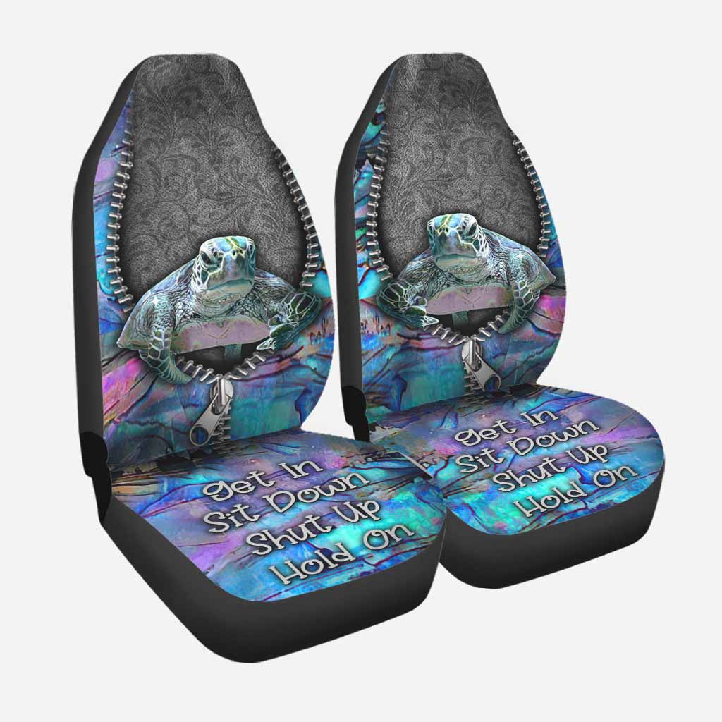 Turtle Car Seat Covers/ Get In Sit Down Shut Up Hold On/ Turtle Seat Covers For Car Auto