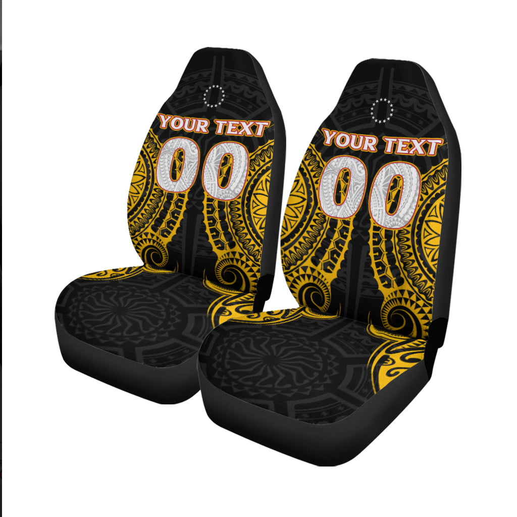 Custom Cook Islands Manihiki Car Seat Covers Tribal Pattern