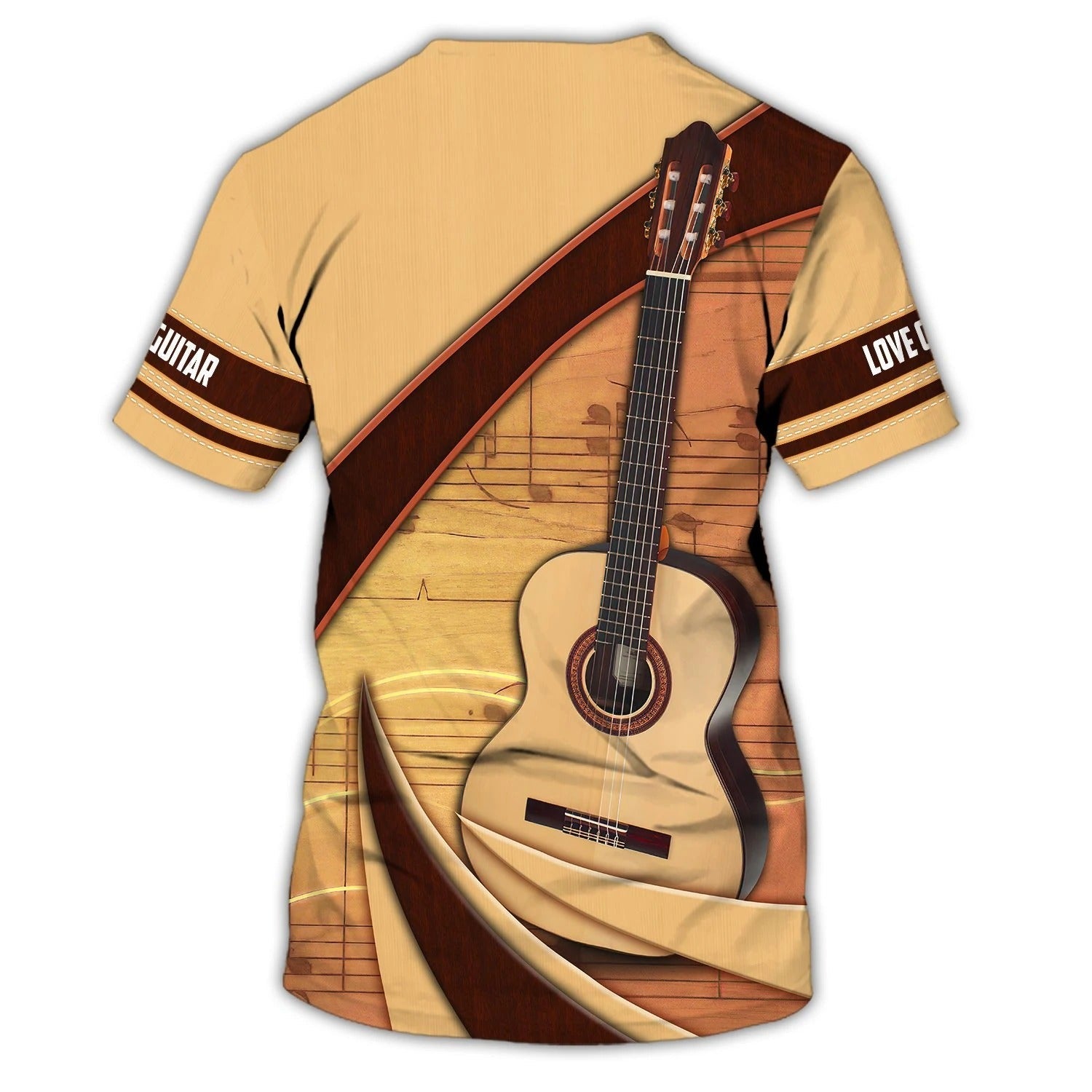 Customized With Name Guitar 3D Full Printed Shirts For Men And Woman/ Guitarist Sublimation Shirts