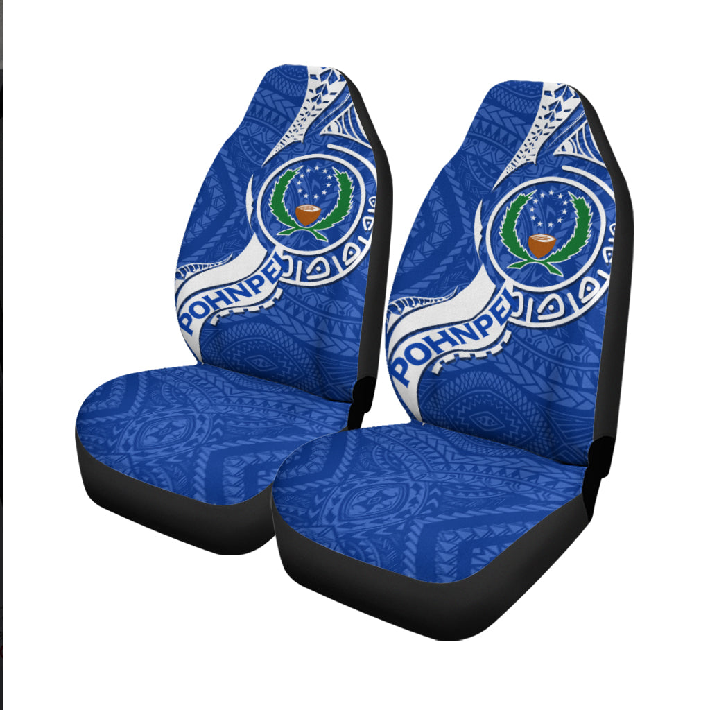 Pohnpei Car Seat Covers Micronesia Pride Blue