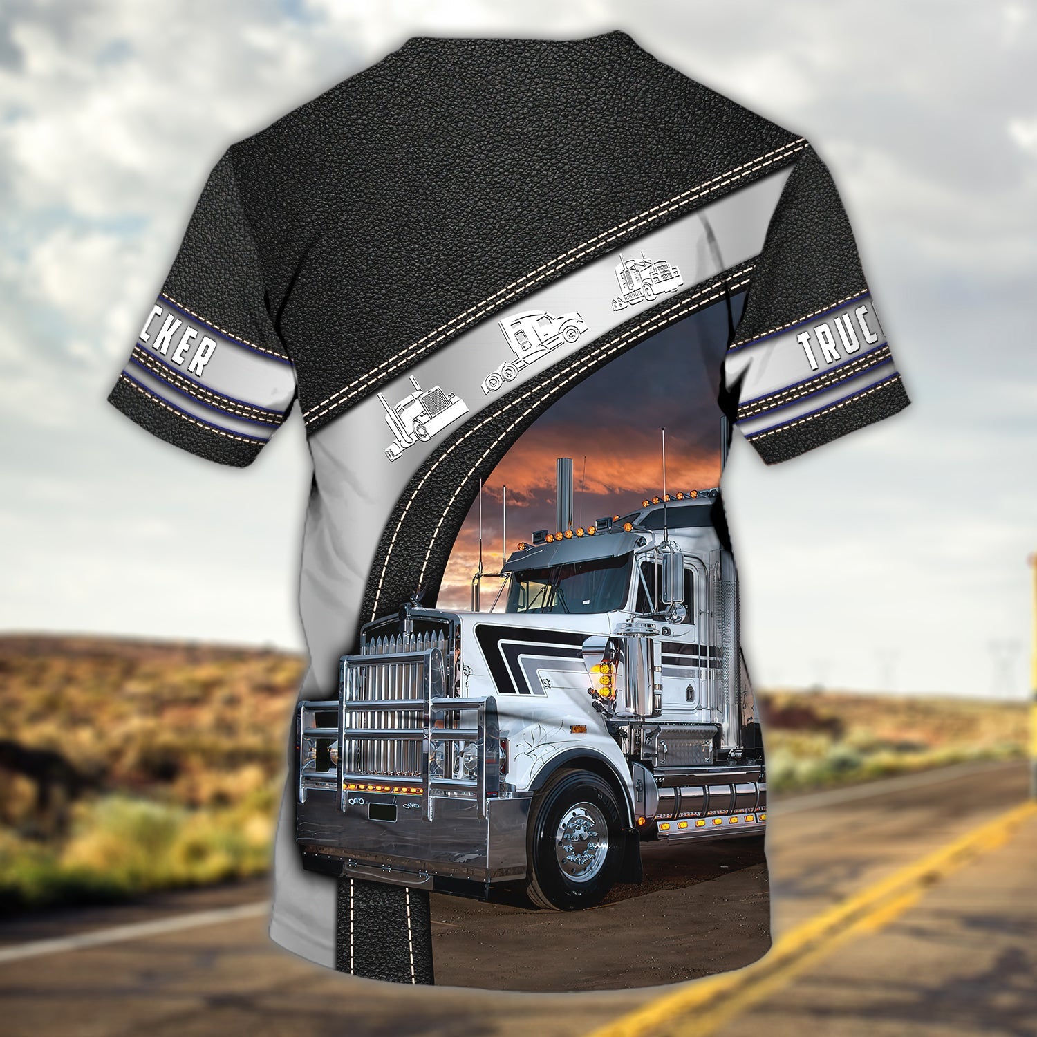 Custom Trucker T Shirt Men Women Cute Truck On Shirt Best Gift To Trucker