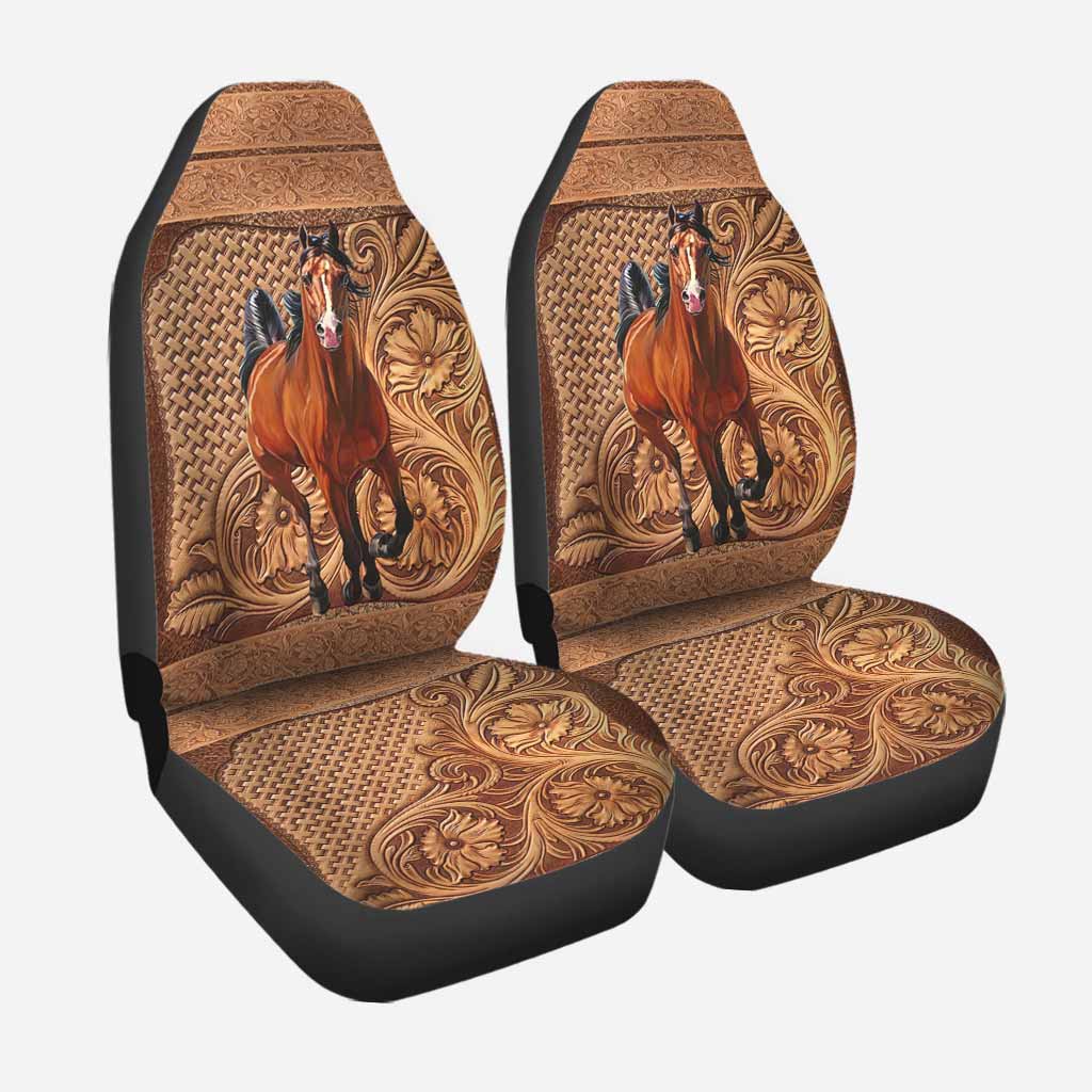 Love Horses Seat Covers For Car/ Cute Front Car Seat Cover For Horse Lovers