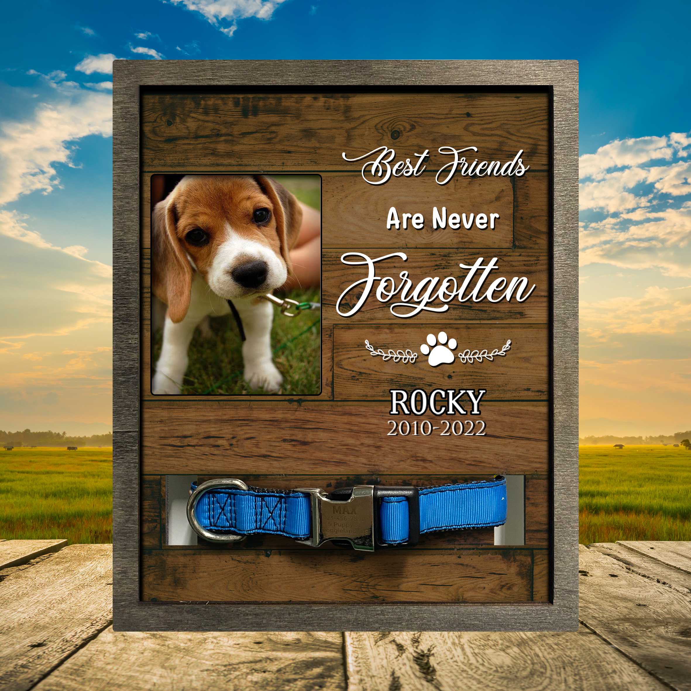 Customized Picture Frame Loss Of Beagle/ Gift For Loss Of Pet/ Remembrance Gifts Frame