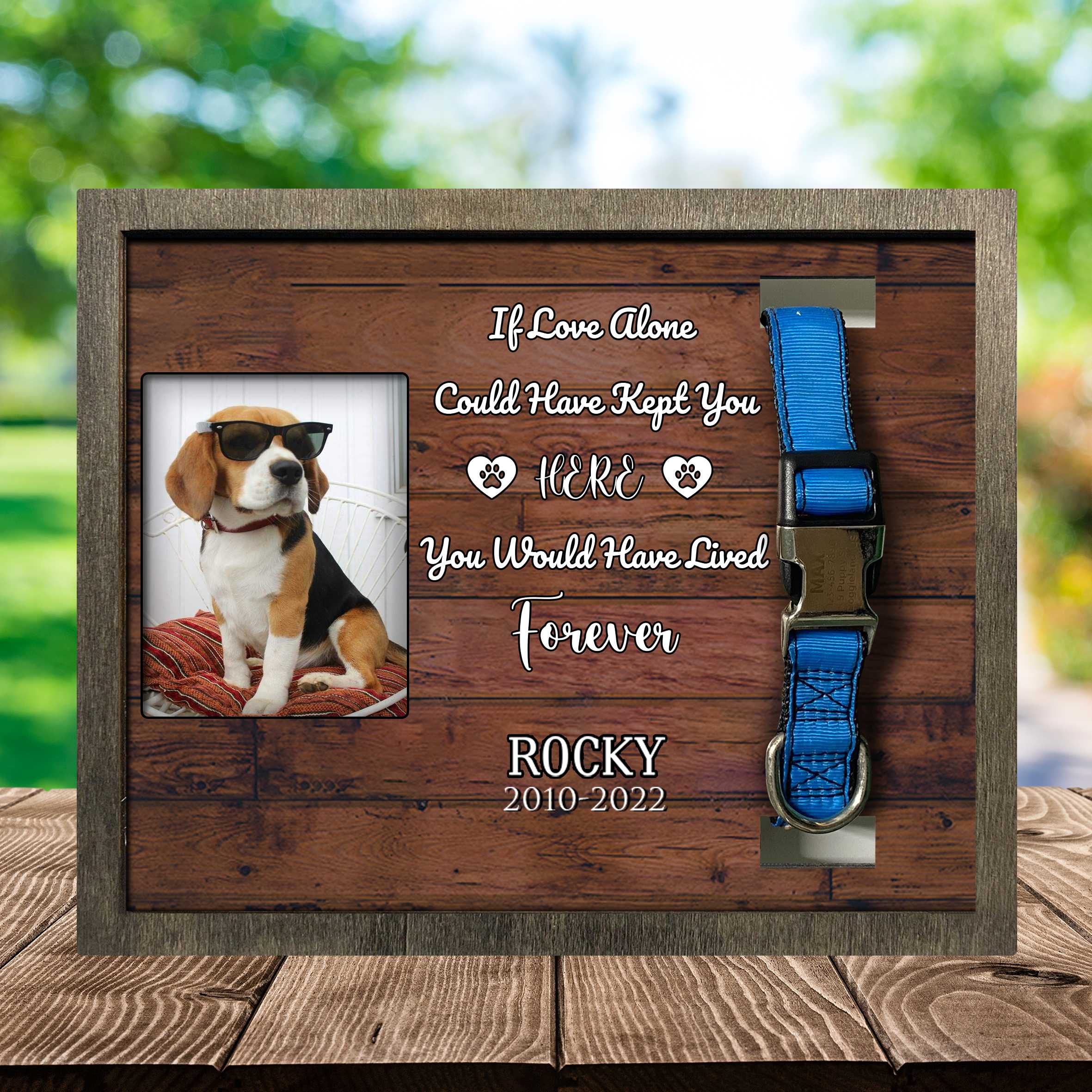 My Hardest Goodbye Picture Frame/ Pet Memorial Picture Frame/ Loss Of Dog Gifts