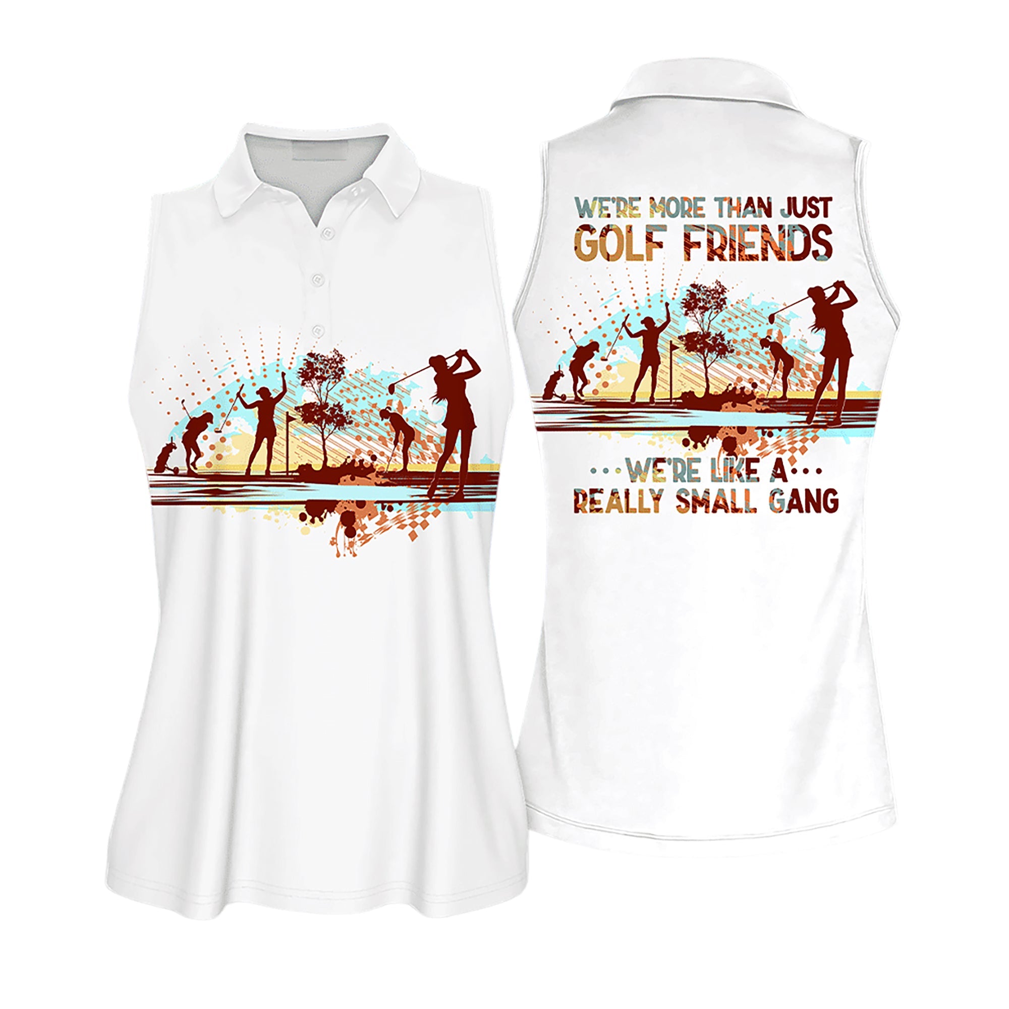 Golf Club Friends Small Gang Sleeveless Polo Shirt Short Sleeve Long Sleeve Polo Shirt
