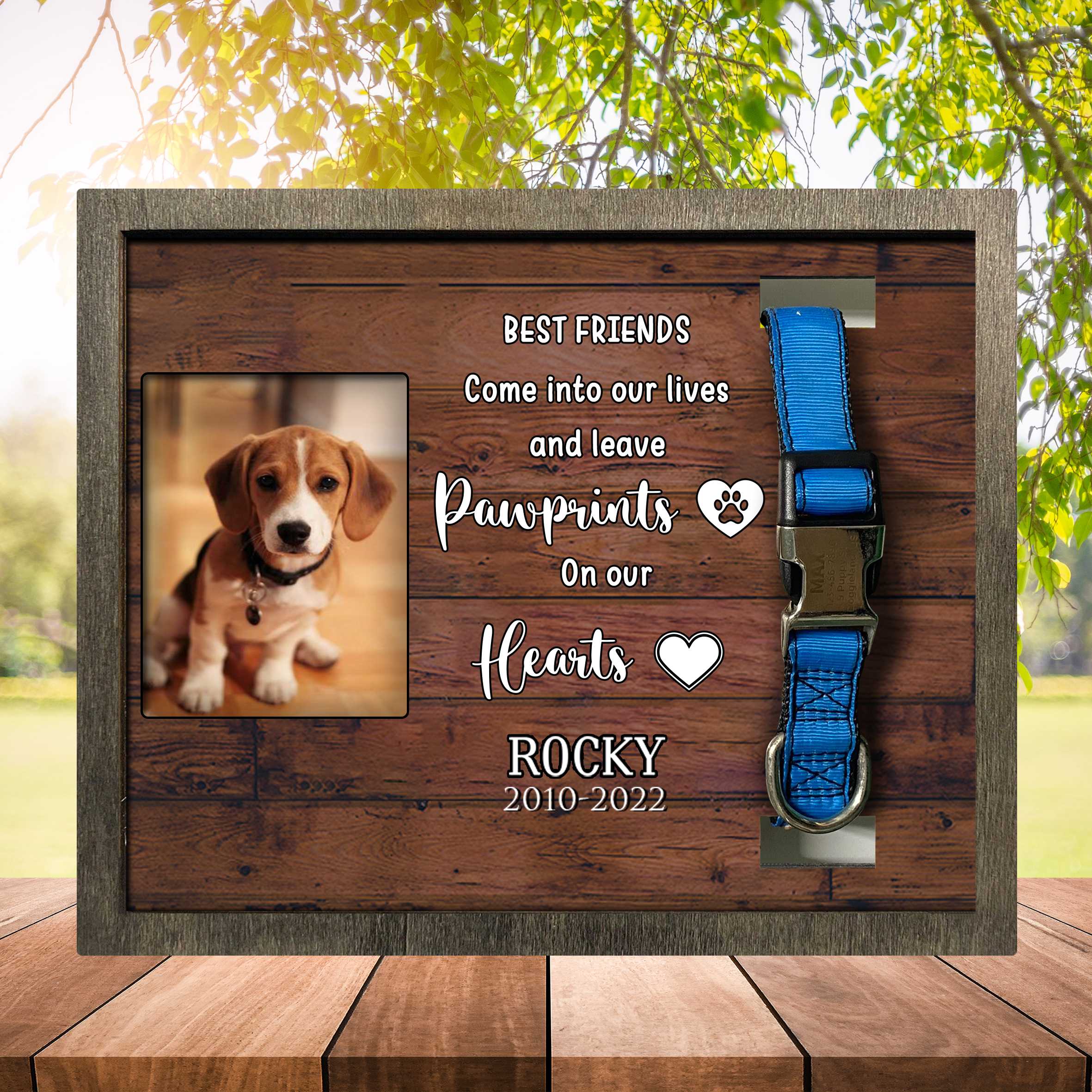 Pawprints Left By You Memorial Gifts/ Bereavement Gifts For Dog Lovers