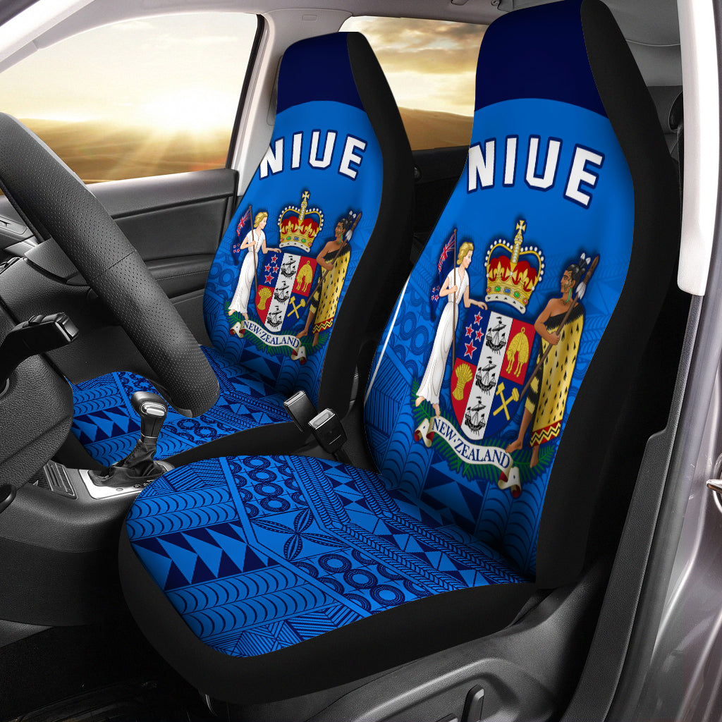 Niue Car Seat Covers Rock of Polynesia
