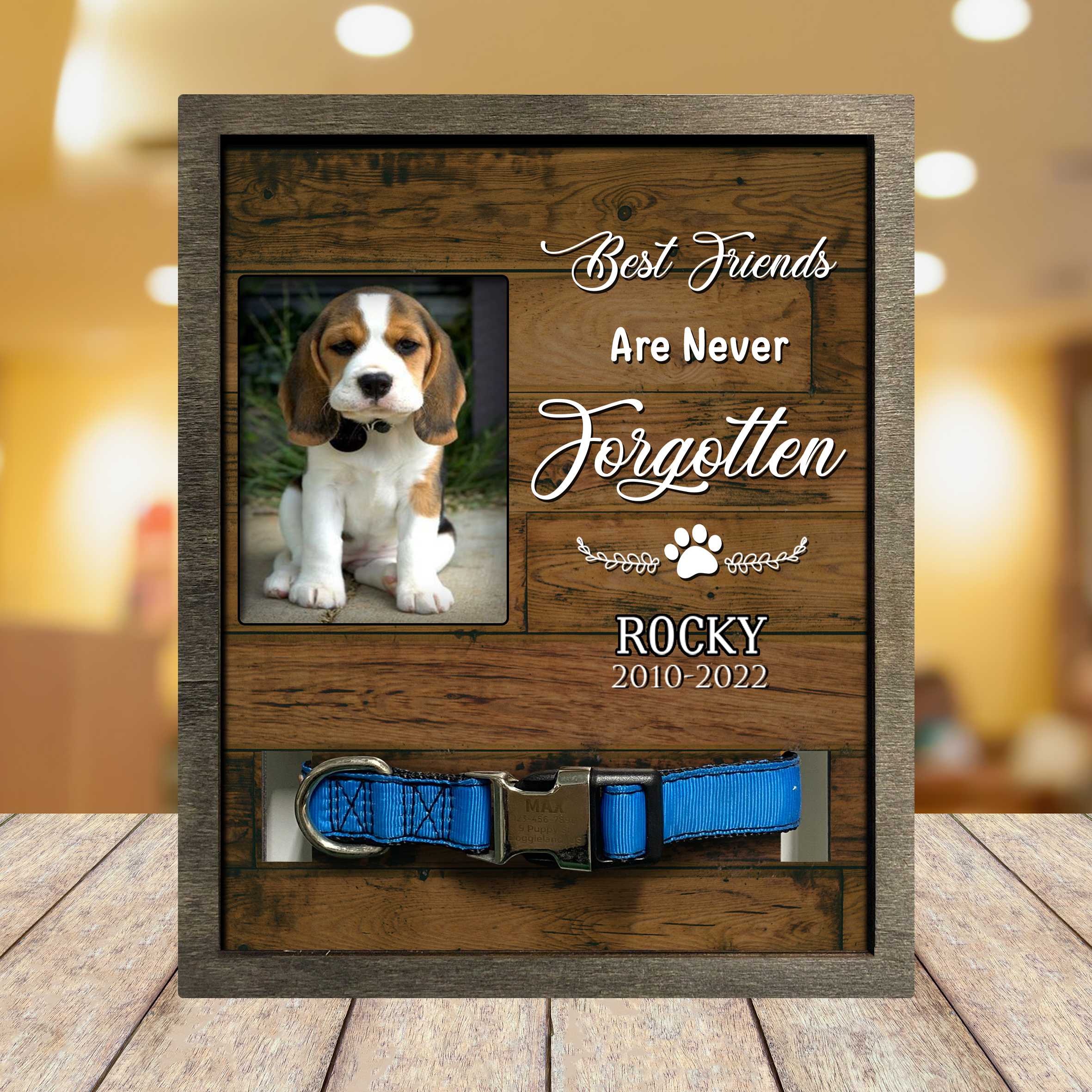 Dog Memorial Gifts Personalized/ Loss Of Beloved Dog/ Present For A Dog Lover/ Memorial Dog Gifts