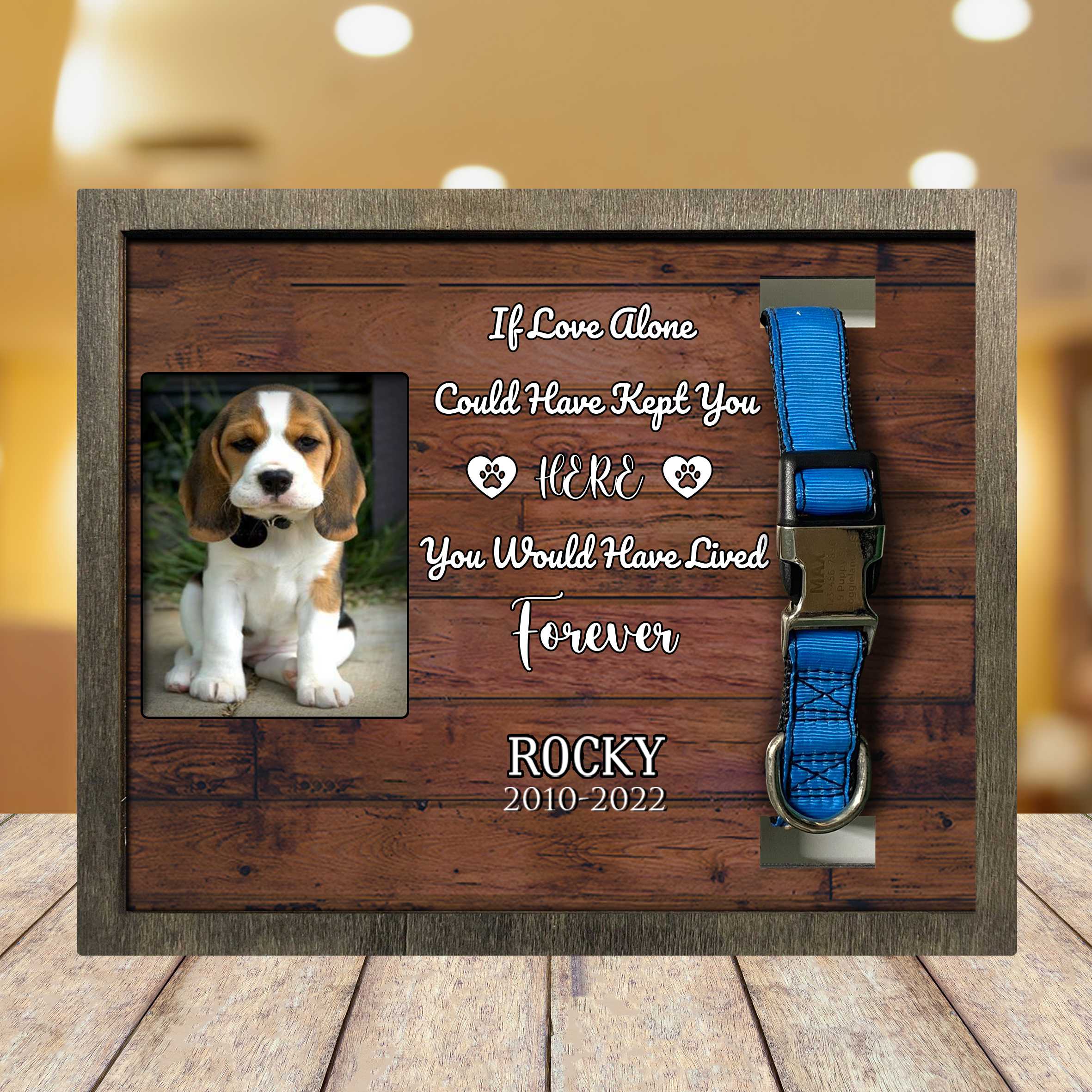 Dog Memorial Gifts Personalized/ Loss Of Beloved Dog/ Present For A Dog Lover/ Memorial Dog Gifts