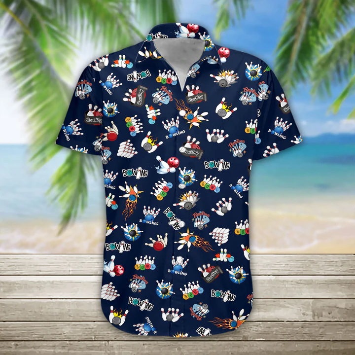 Men''s Bowling Hawaii Shirt/ Hawaiian Shirts for Men Short Sleeve Aloha Beach Shirt
