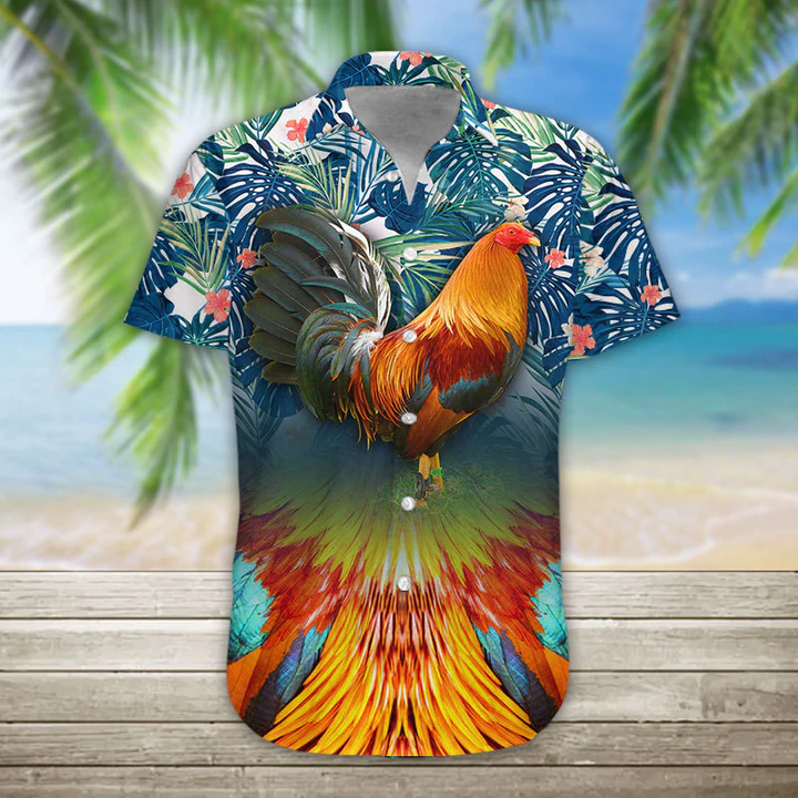 3D Rooster Hawaiian Shirt/ Hawaiian shirt for men/ women