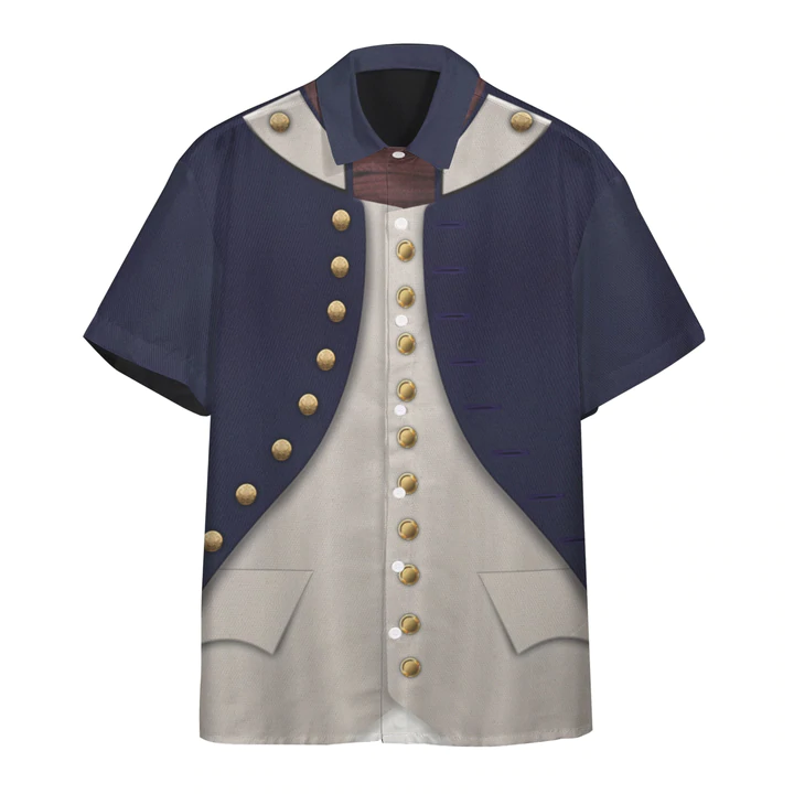 3D Midshipman 1806 Napoleonic Wars British Navy cosplay  Hawaiian shirt/ Hawaiian shirt for men/ women