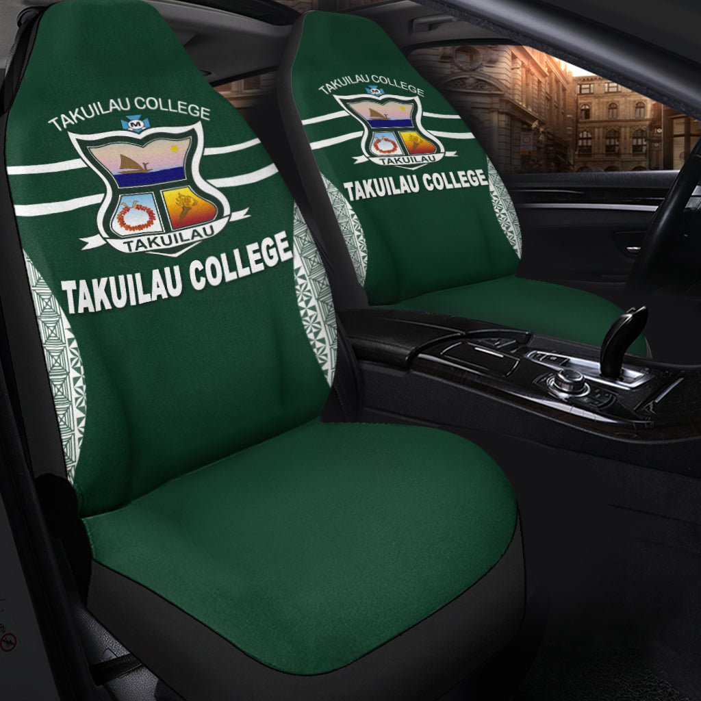 Takuilau College Tongan Patterns Car Seat Covers
