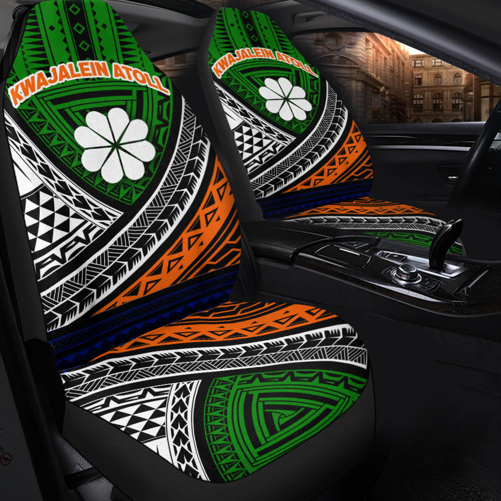 Kwajalein Atoll Tribal Pattern Car Seat Covers