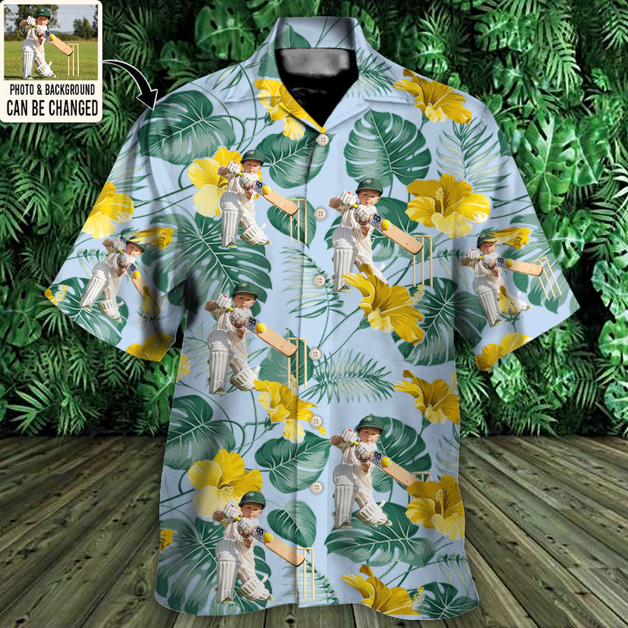 Cricket You Want Tropical Style Custom Photo - Hawaiian Shirt - Personalized Photo Gifts