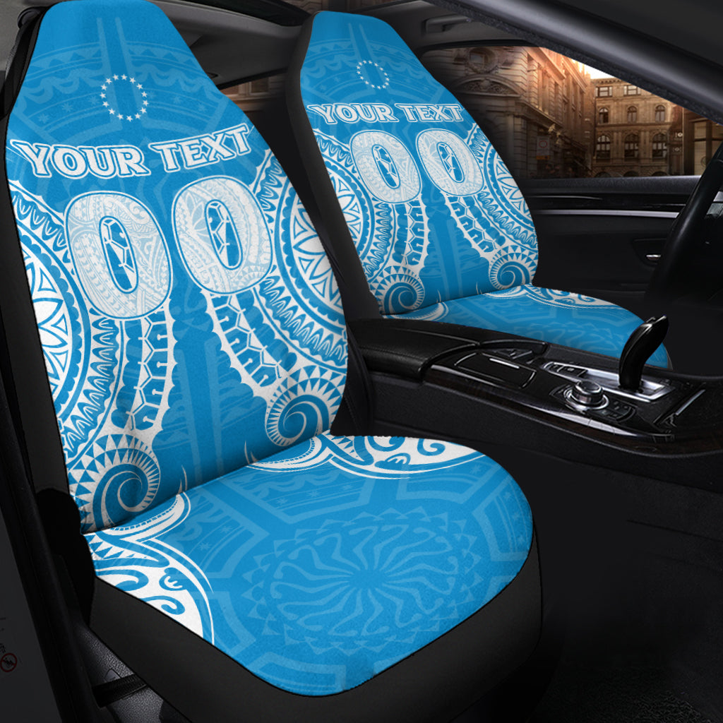 Custom Cook Islands Tongareva Car Seat Covers Tribal Pattern