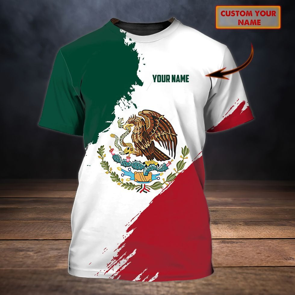Custom 3D Mexican Shirt For Adults/ Mexico Shirt Short Sleeve/ Summer Mexican Shirts For Travel/ Women''S Mexican Shirt