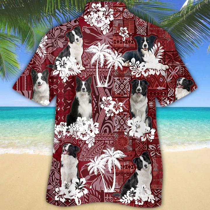 Border Collie 2 Hawaiian Shirt