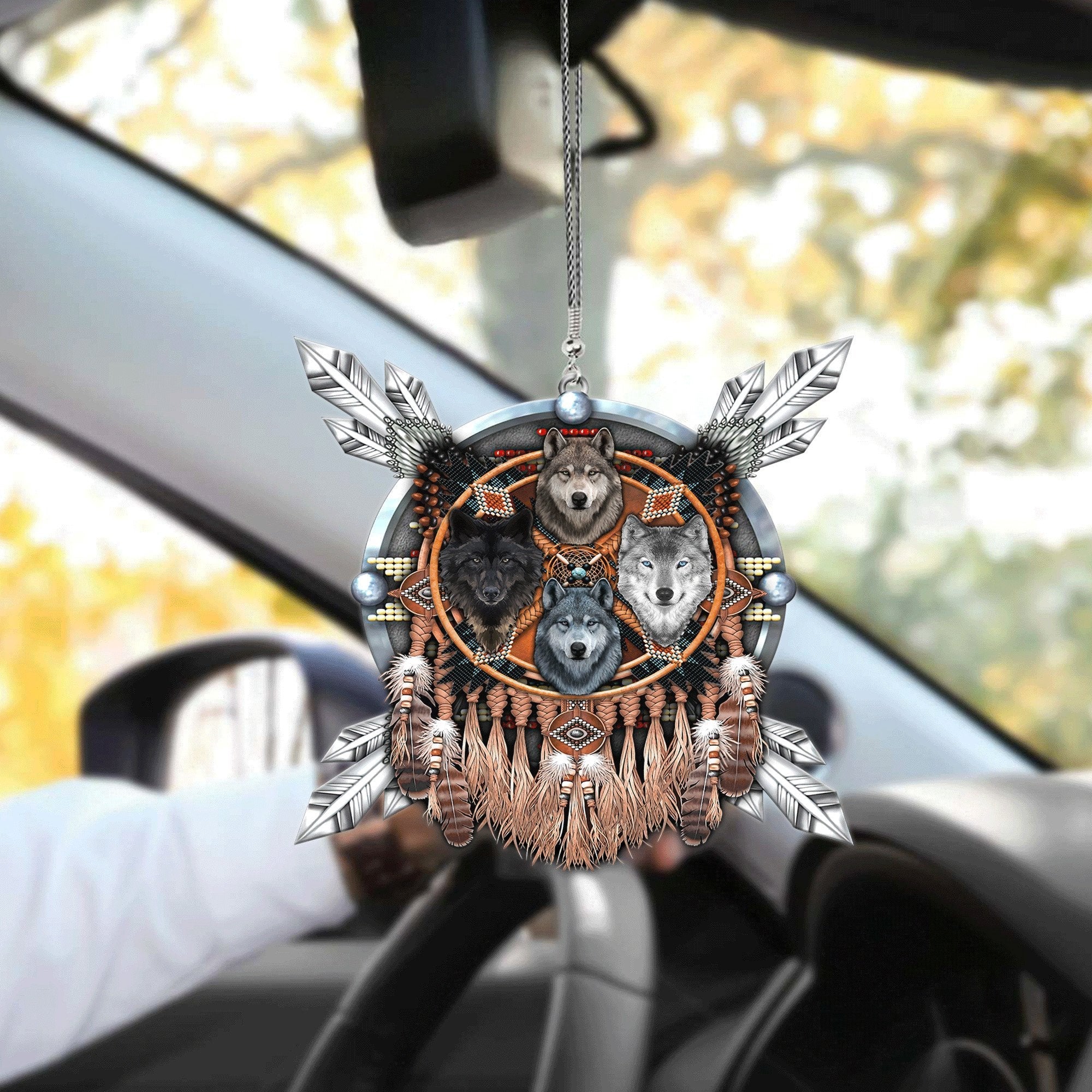 Native American For Car Hanging Ornament