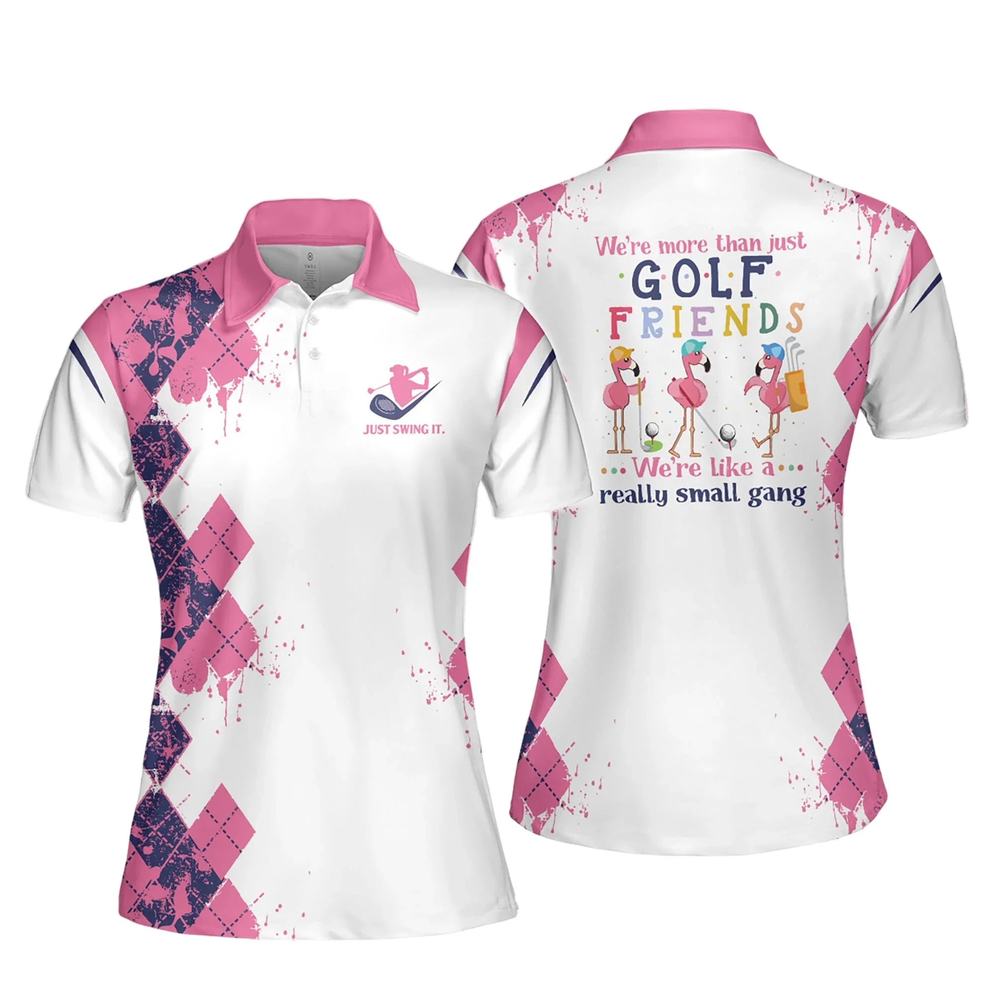 Small Gang Women Short Sleeve Polo Shirt Sleeveless Golf Polo/ Women’s Jersey Polo Shirt