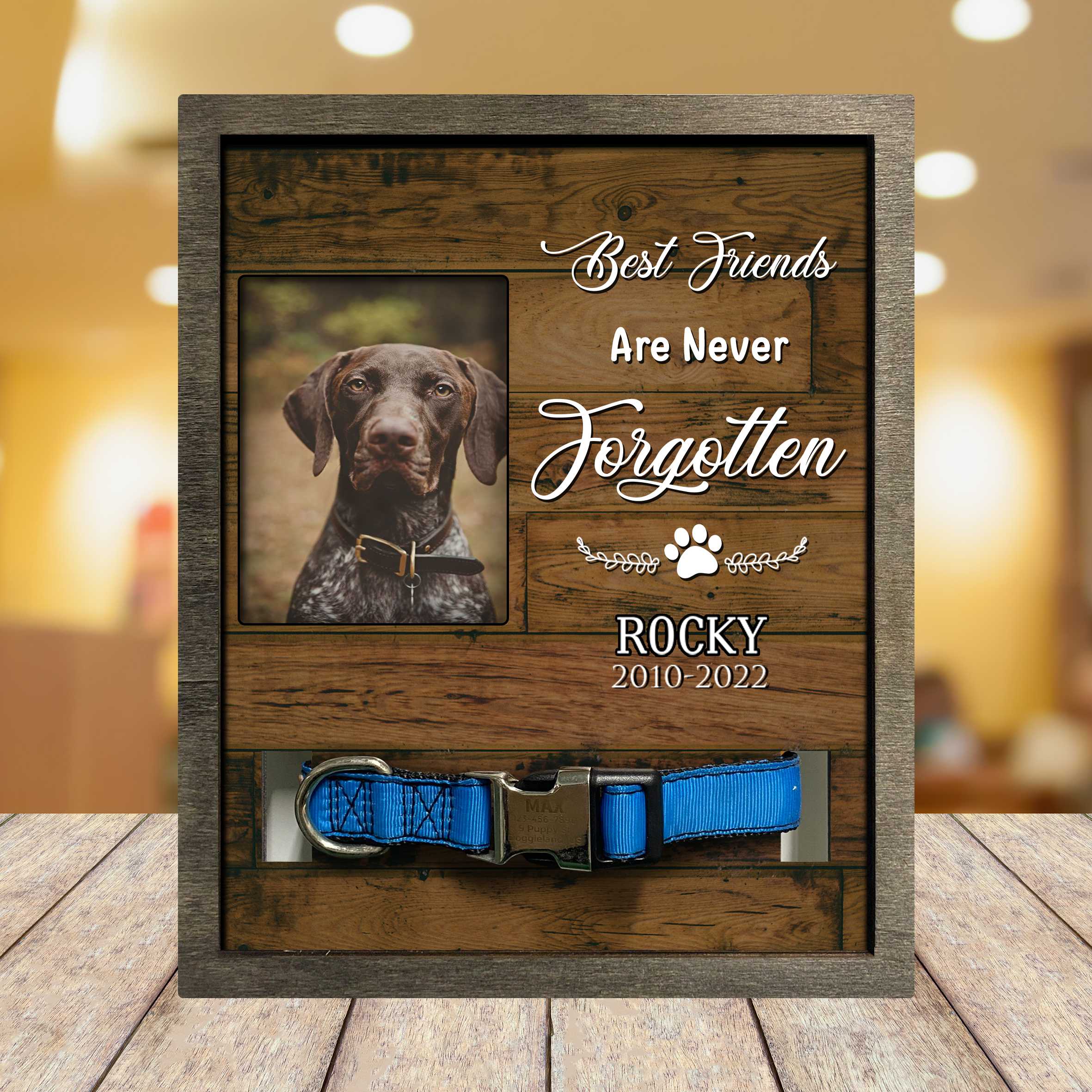 Best Friends Are Never Forgotten/ Personalized Picture Frame Memorial Gifts