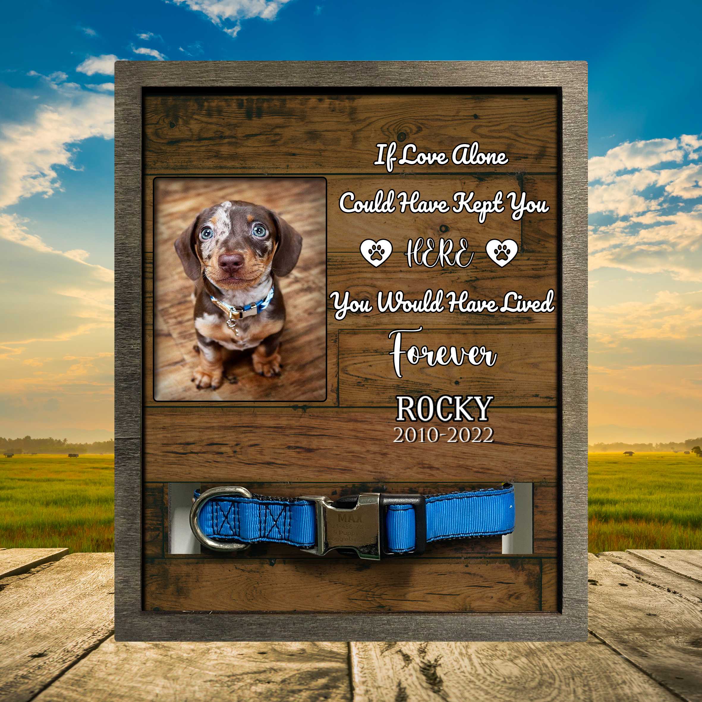 Customized A Photo Lost Of Dachshund/ Dog Sympathy Photo Gift/ Cat Remembrance/ Animal Condolence