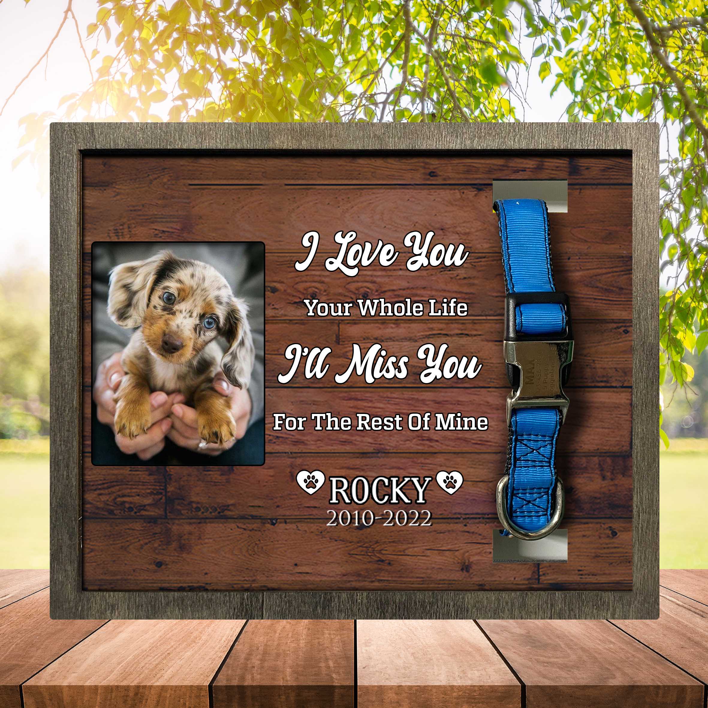 Pet Loss Gifts For Loss Of Dog/ Dog Frames For Pictures Memorial Dog Remembrance/ Sympathy Picture Frame