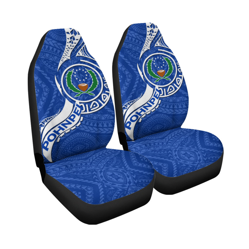 Pohnpei Car Seat Covers Micronesia Pride Blue