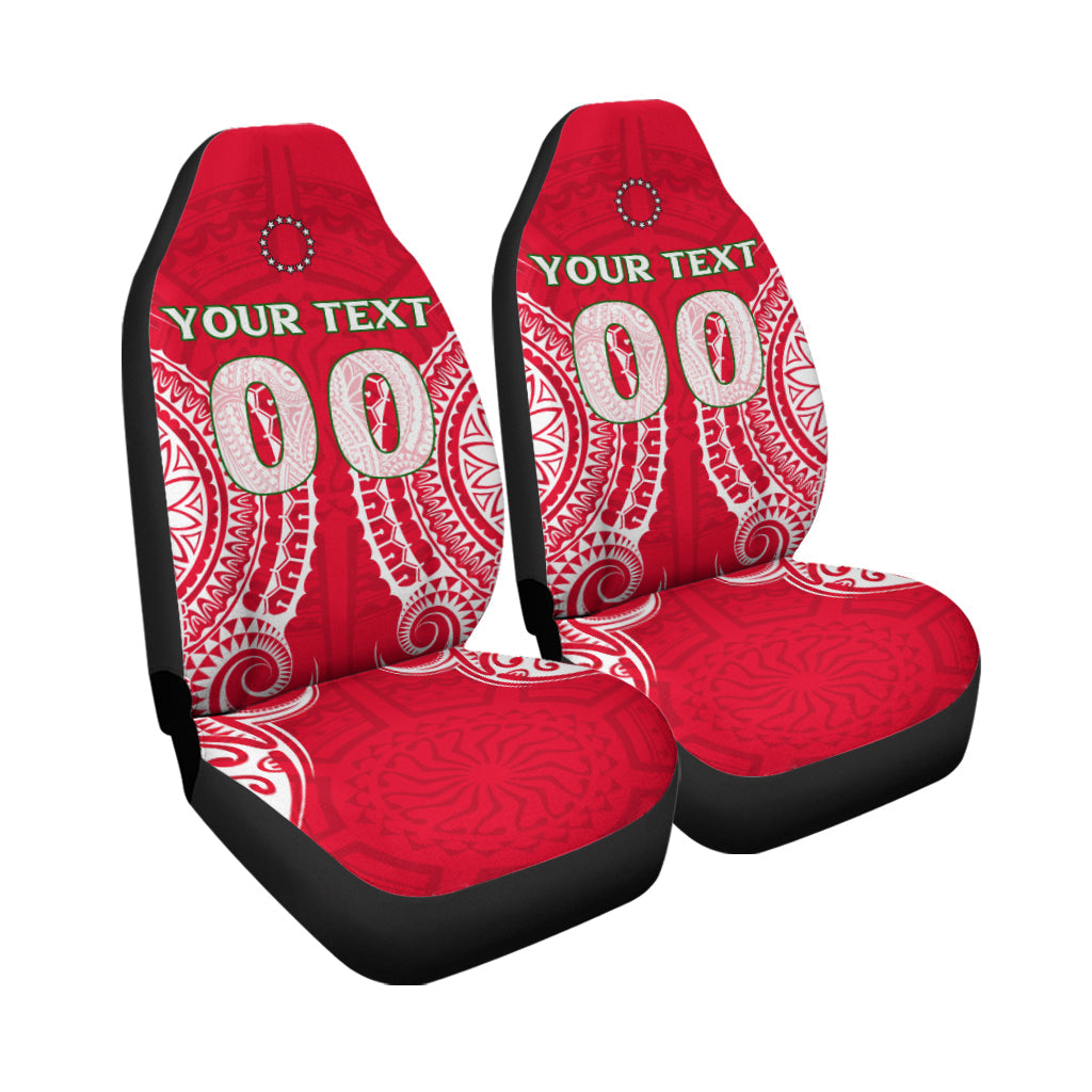 Custom Cook Islands Atiu Car Seat Covers Tribal Pattern