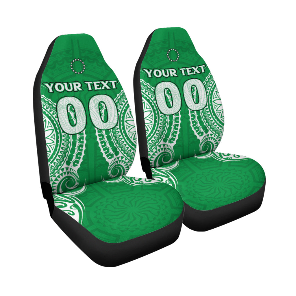 Custom Cook Islands Mitiaro Car Seat Covers Tribal Pattern