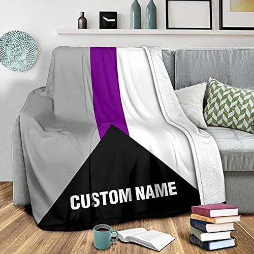 Personalized Demisexual Blanket Demisexual Flag Blanket Gift For Lgbt Couple Gifts Lgbt Pride Month Blanket