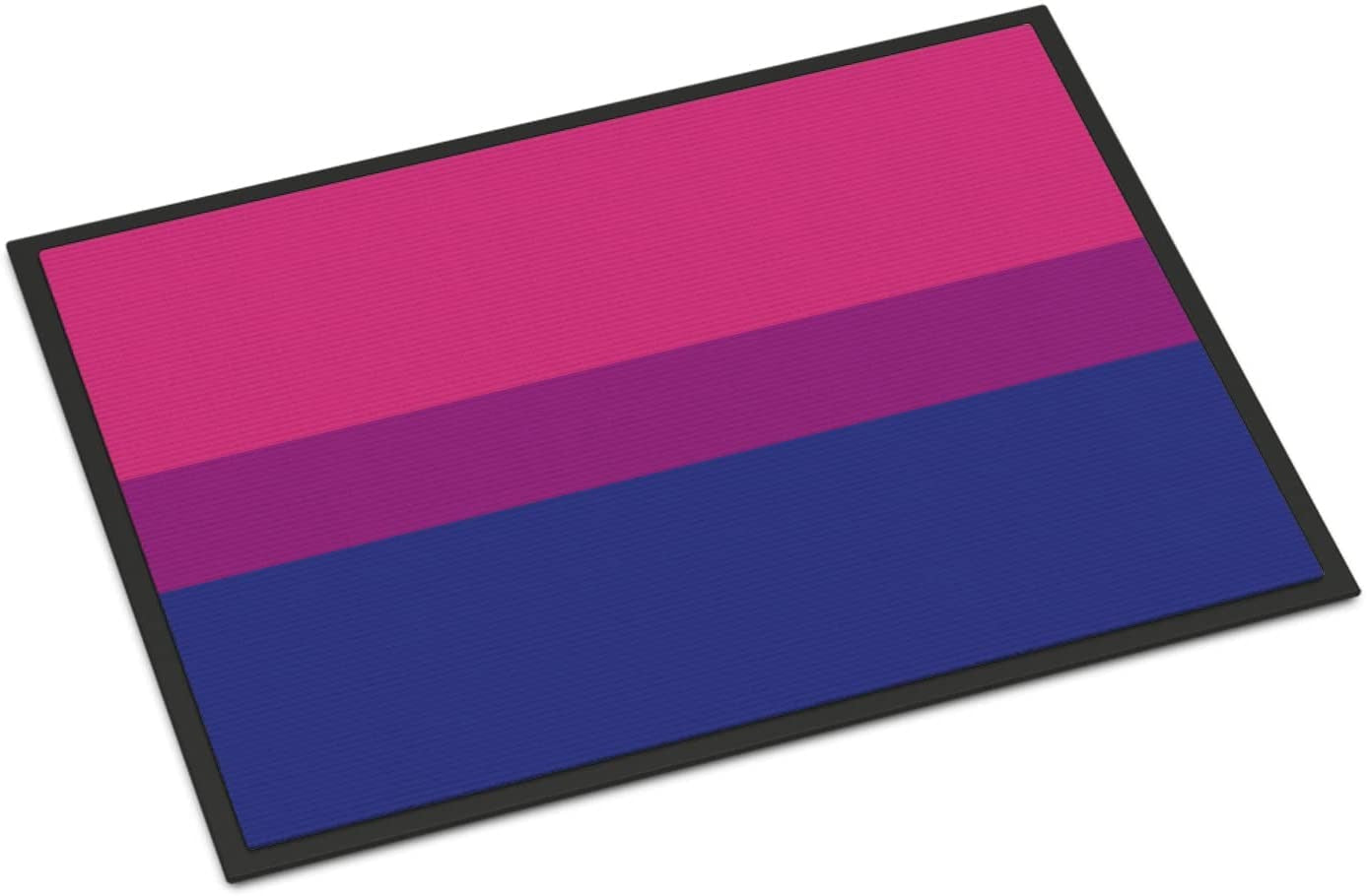 Bisexual Pride Door Mat/ Indoor Rug Or Outdoor Welcome Pride Lgbt Mat Doormat